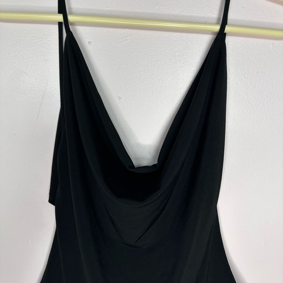Draped Front & Backless Bodysuit - Picture 3 of 4